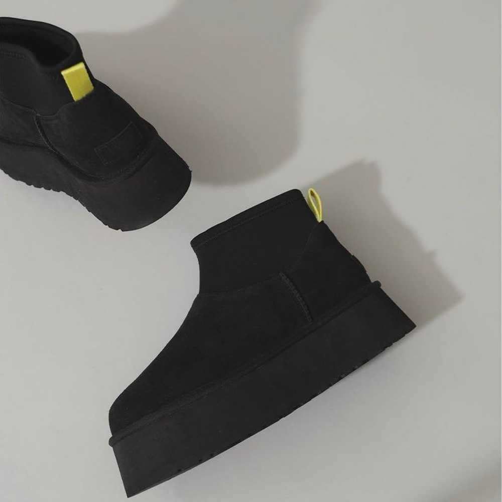 UGG Platform Suede Boots Black - image 2