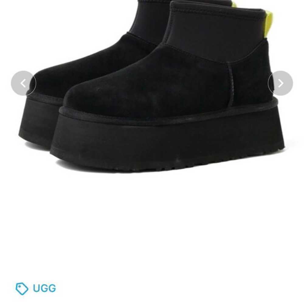 UGG Platform Suede Boots Black - image 5