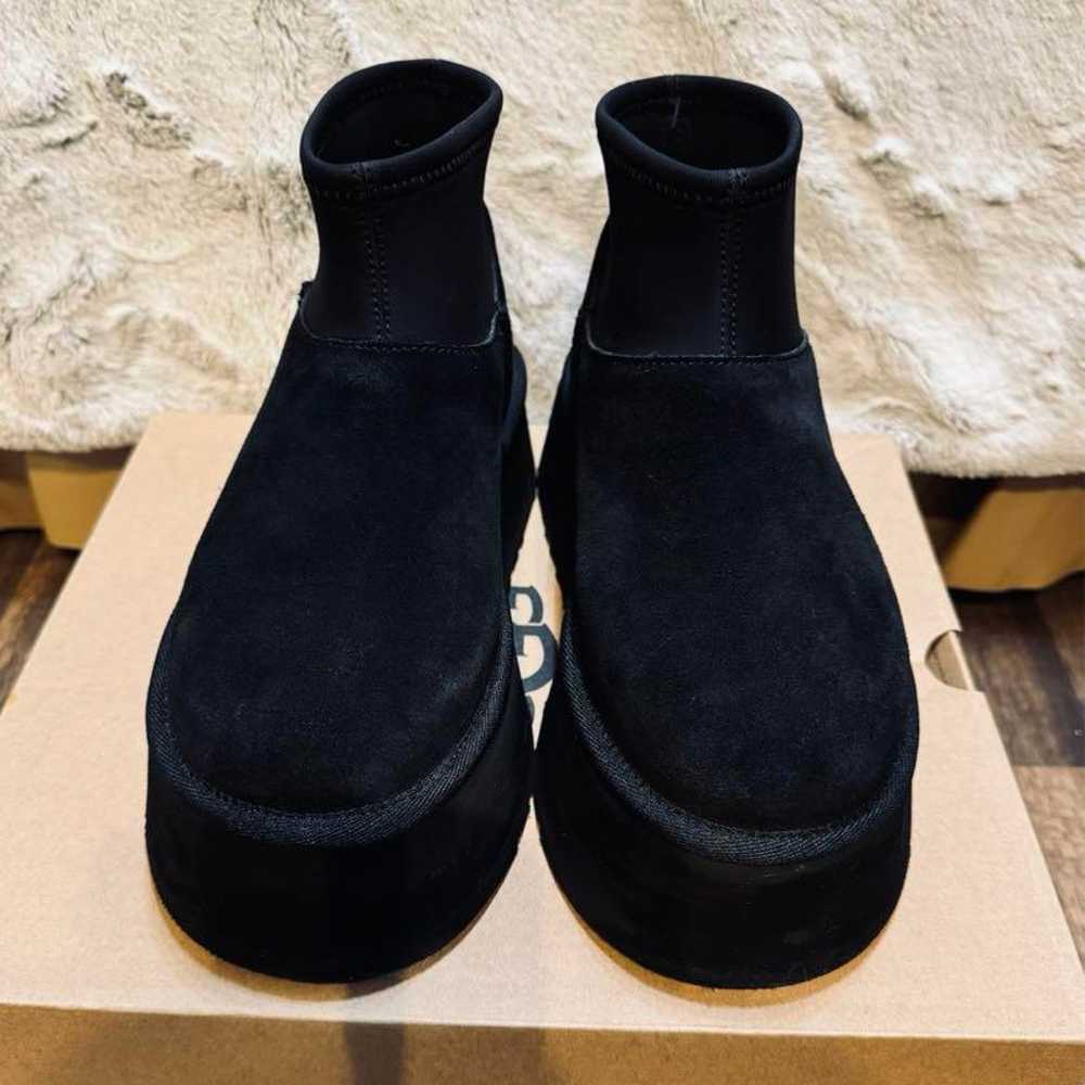 UGG Platform Suede Boots Black - image 6