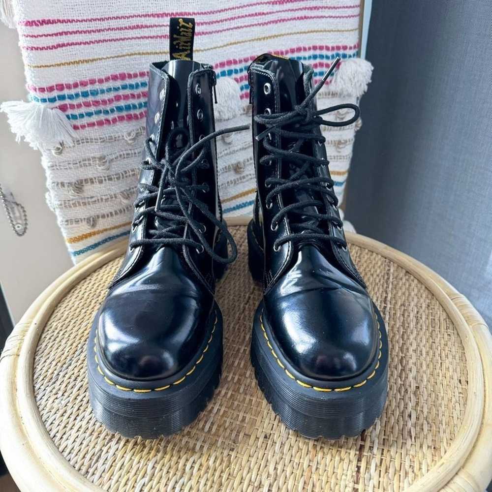 Dr Martens Jadon Max Black Smooth Leather Lace-Up… - image 3