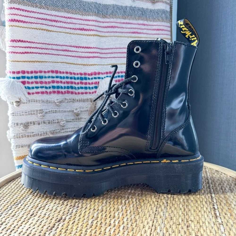 Dr Martens Jadon Max Black Smooth Leather Lace-Up… - image 6