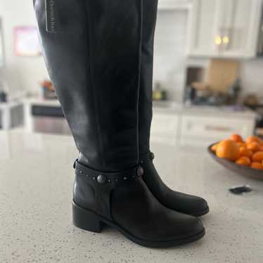 Real leather high boots made in Italy