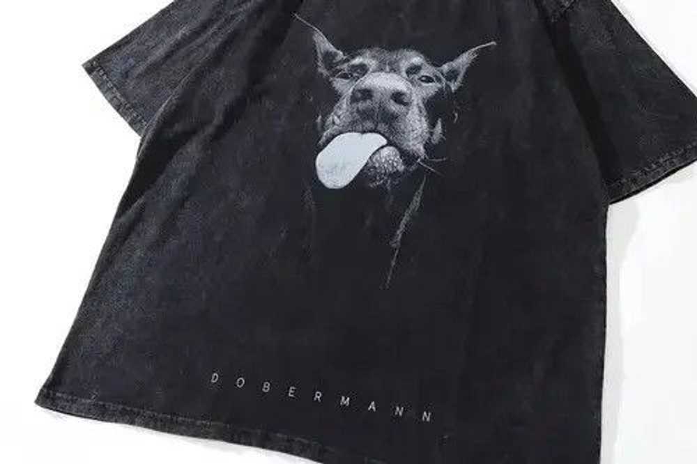 Free Style × Rare × Vintage Doberman Dog Graphic … - image 4