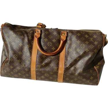 LOUIS VUITTON Keepall Bandouliere  Canvas Duffel B