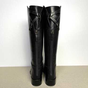 35.5 SARTORE Single Belt Long Boots Black Sartore 