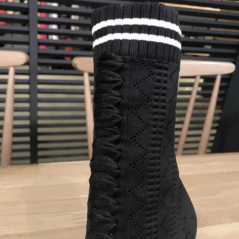 Superb item Fendi Rococo socks boots bootie black… - image 8