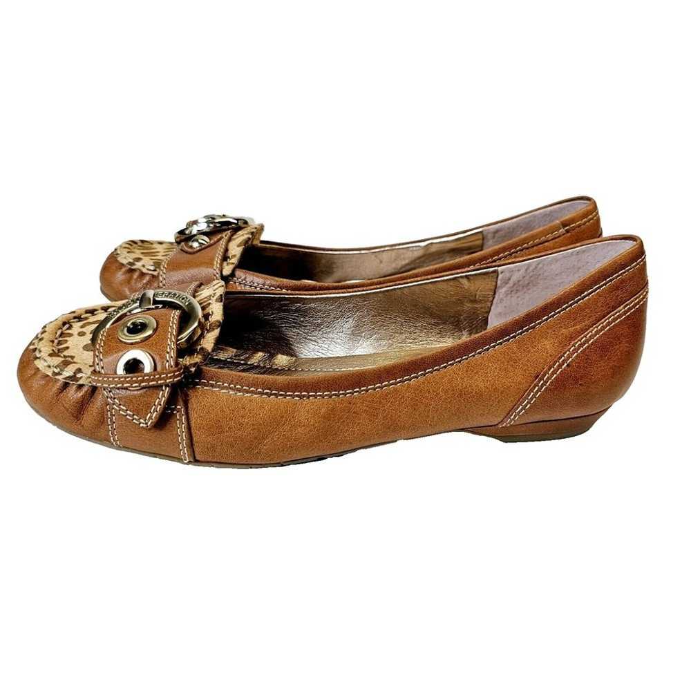 BCBGeneration Ballerina Flats Women's 8B Leopard … - image 3