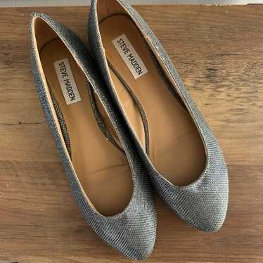 Steve Madden metallic flats size 8