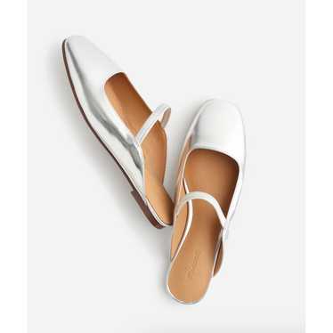 Madewell The Greta Ballet Flat in Silver