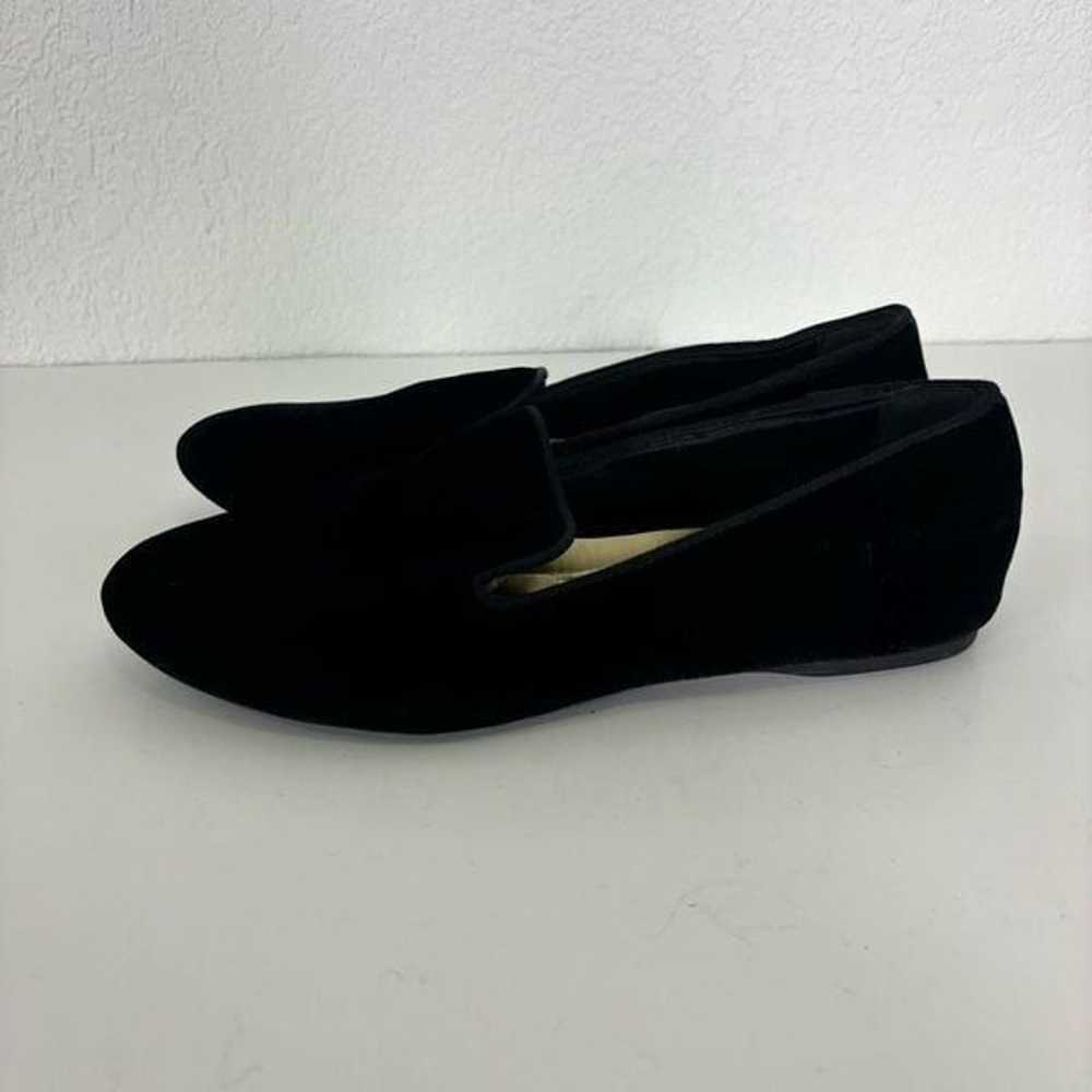 Birdies Black The Starling Velvet Round Toe Flats - image 2