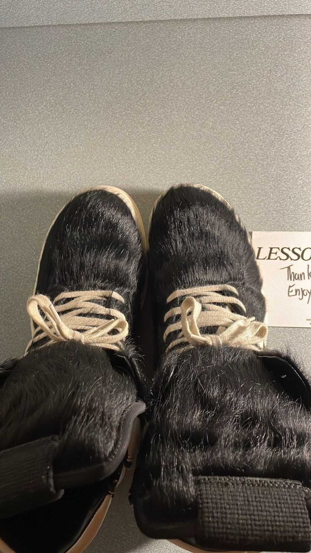 Rick Owens Pony Hair Geobasket - image 4