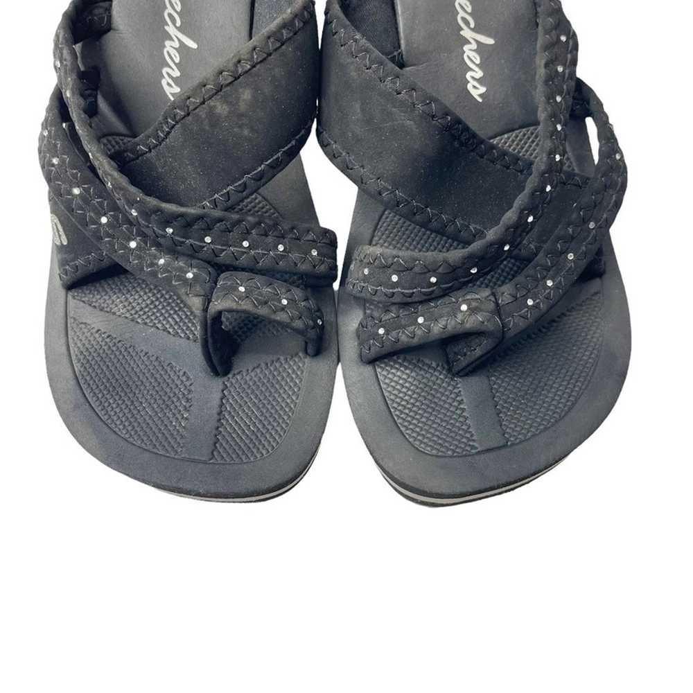 Sketchers chunky 90s y2k sandals foam rhinestone … - image 4