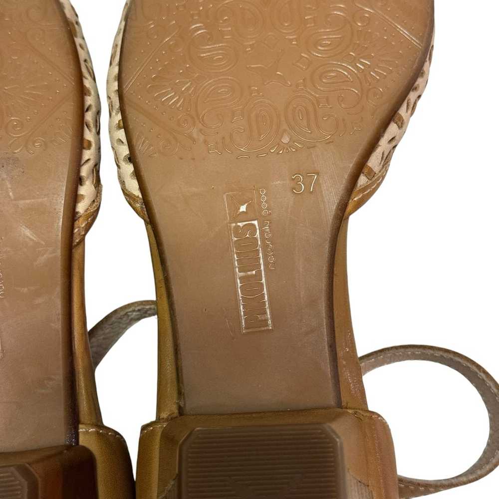 Pikolinos Elba Tan/Brown Closed Toe Ankle Strap S… - image 8