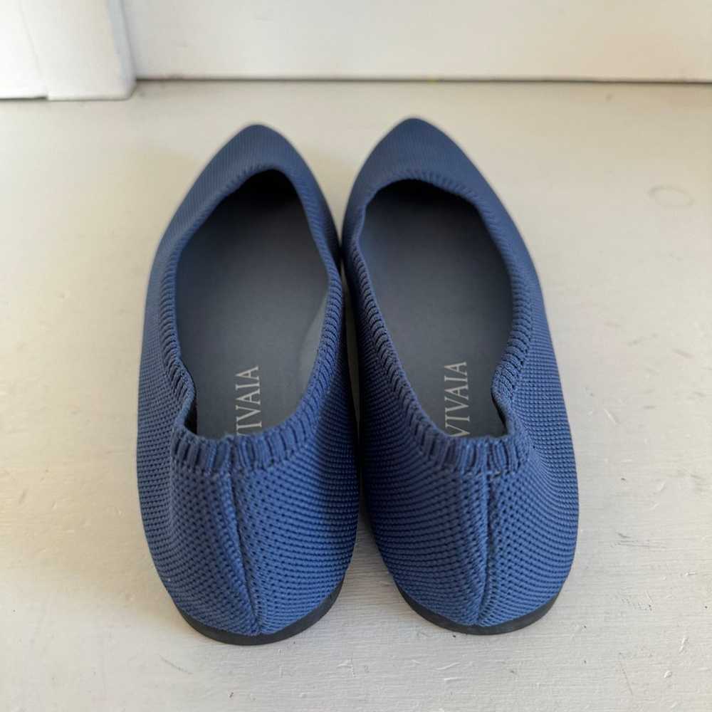 Vivaia denim blue Aria pointed flats size 41 (the… - image 5