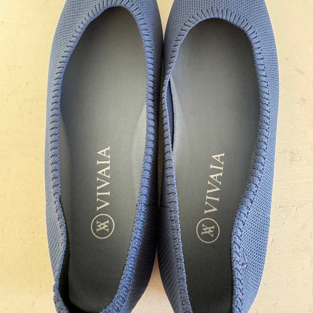 Vivaia denim blue Aria pointed flats size 41 (the… - image 7