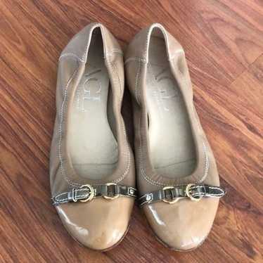 AGL Italy beige Ballet flats, size 38  Patten leat