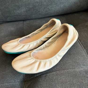 Tieks By Gavrielli Cream Leather Ballet Flats