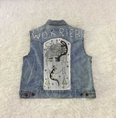 Custom × Japanese Brand × Rare Susan denim vest - image 1