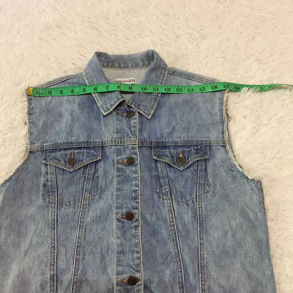 Custom × Japanese Brand × Rare Susan denim vest - image 4