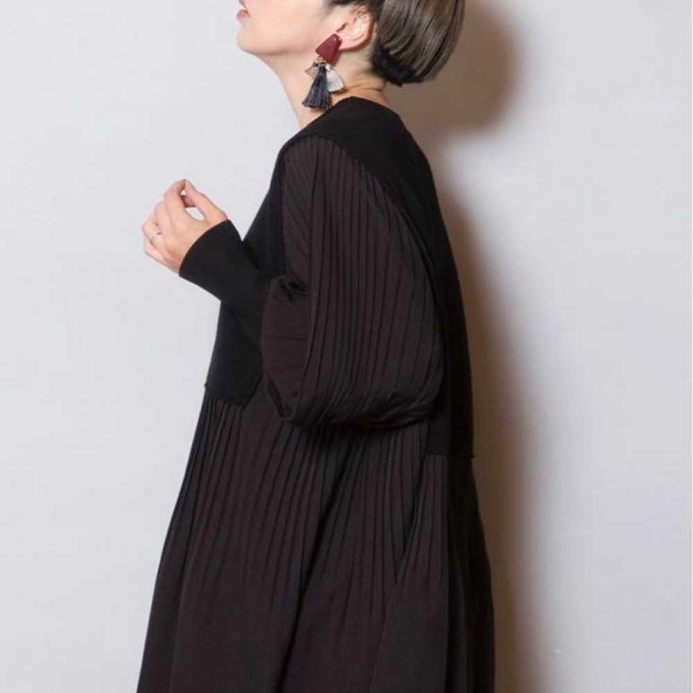 OSMOSIS Knit Panel Pleated Pullover - image 3