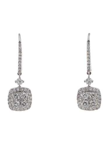 Earrings Rhodium-Plated 18K White Gold - image 1