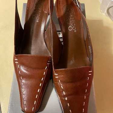 Franco Sarto  L-Kim Cocoa Franco Sarto Racer Leat… - image 1