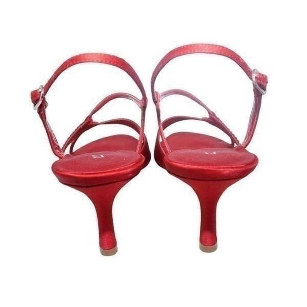 Bakers Red Mystery Strappy Sandal Heels, Size 11 - image 11