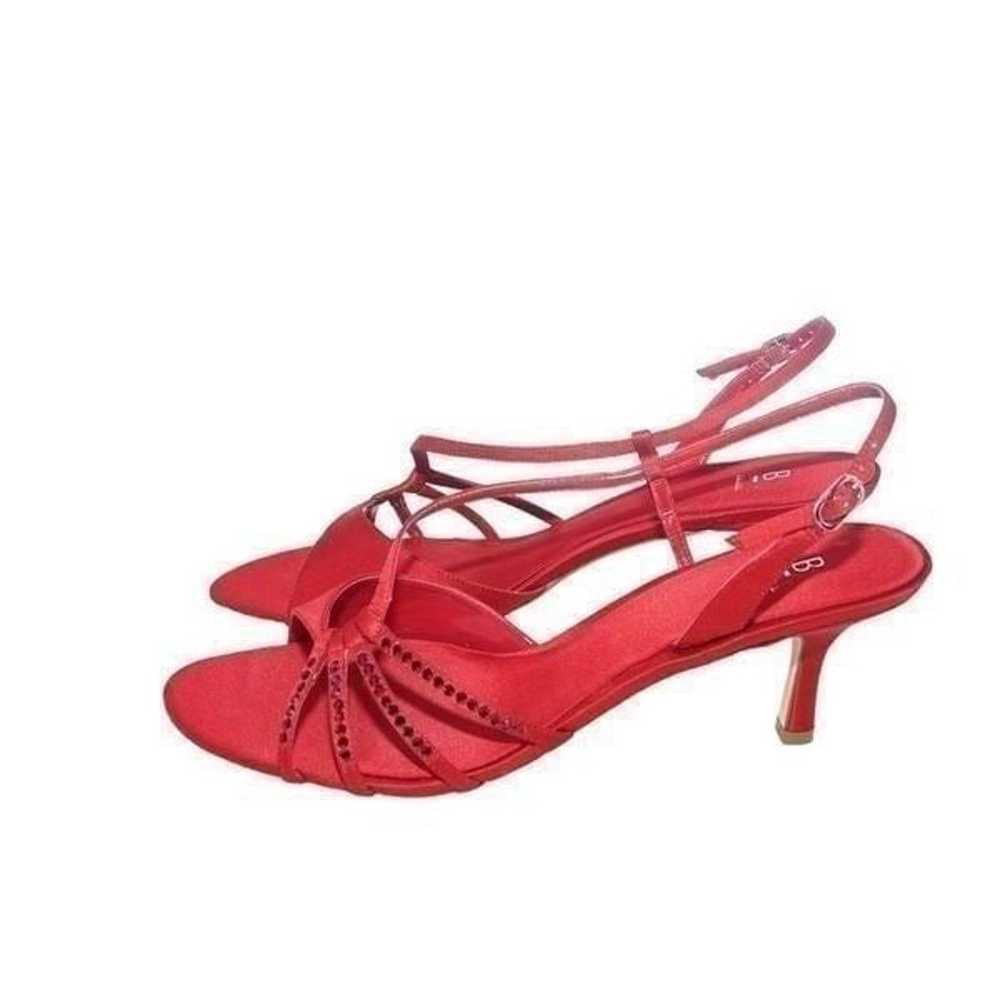 Bakers Red Mystery Strappy Sandal Heels, Size 11 - image 8