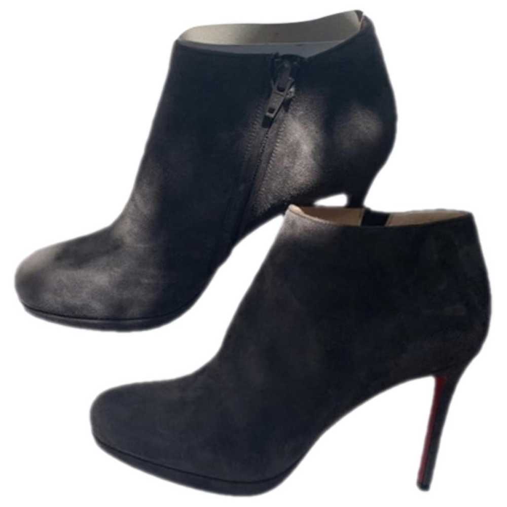 Christian Louboutin Velvet ankle boots - image 1