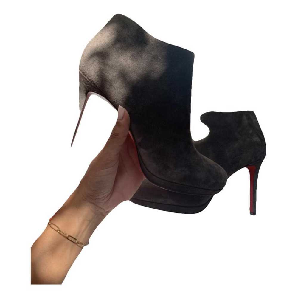 Christian Louboutin Velvet ankle boots - image 2