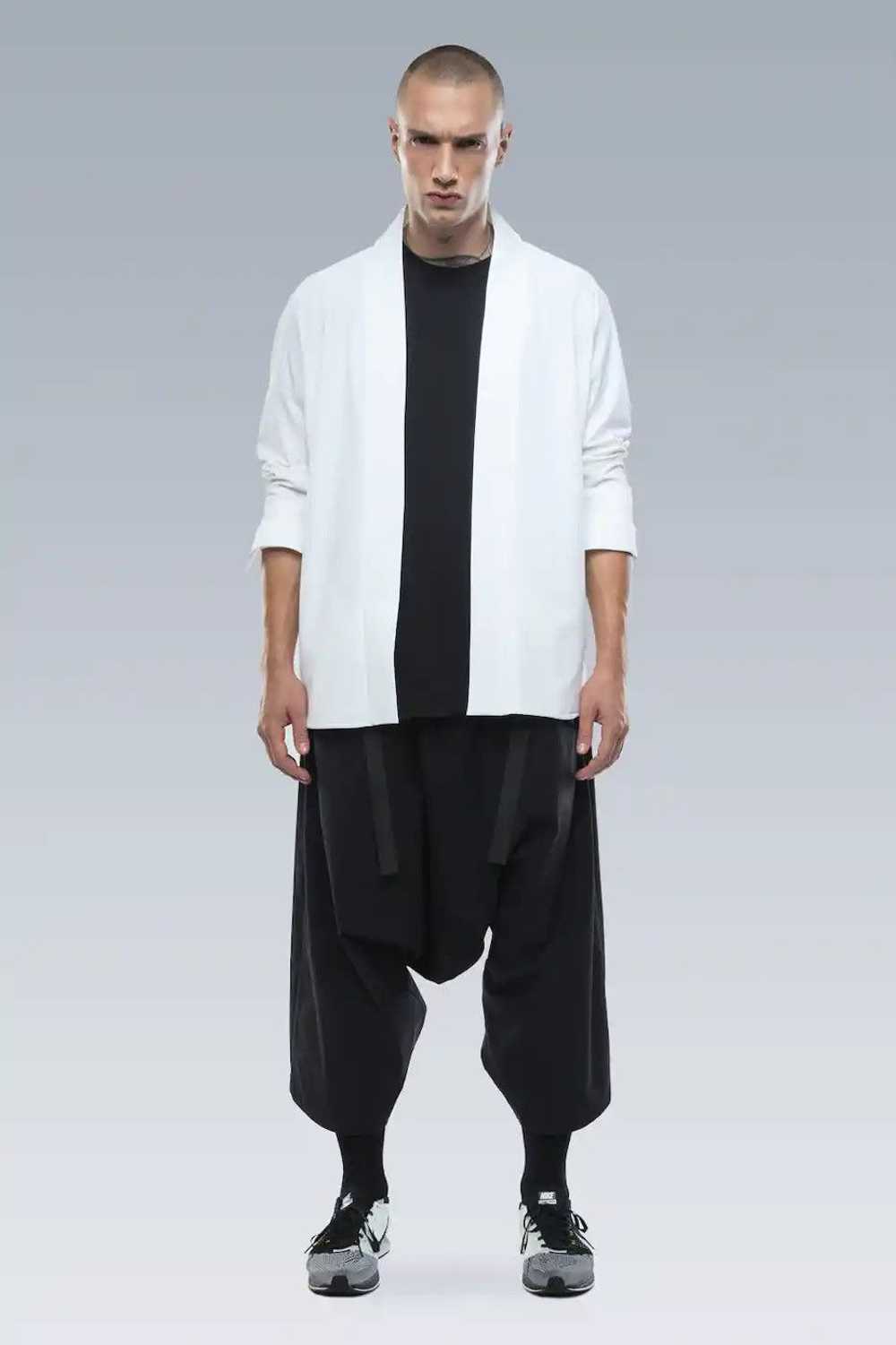 Acronym Rare J72-DS White Dryskin Kimono Jacket - image 1