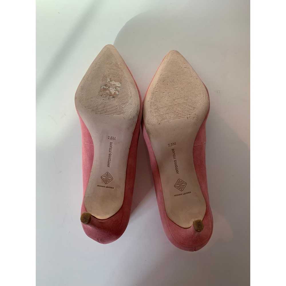 Antonio Melani pink suede leather heels - image 10