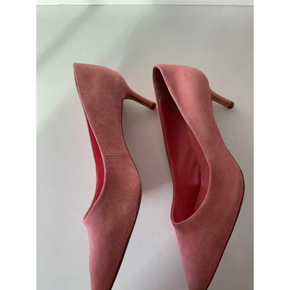 Antonio Melani pink suede leather heels - image 12