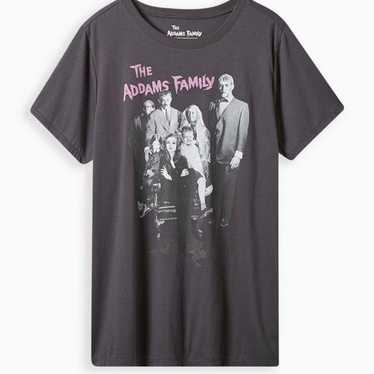 Torrid The Addams Family Classic Fit Cotton Crew … - image 1