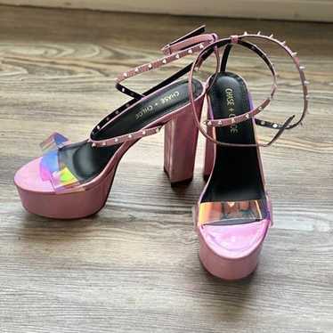 PINK platform pumps - image 1