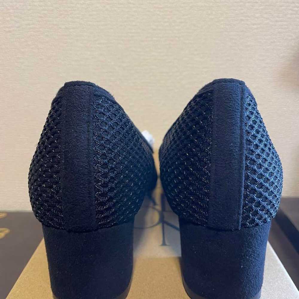 【Beautiful condition】LE TALON Black Net Pumps 23.… - image 3