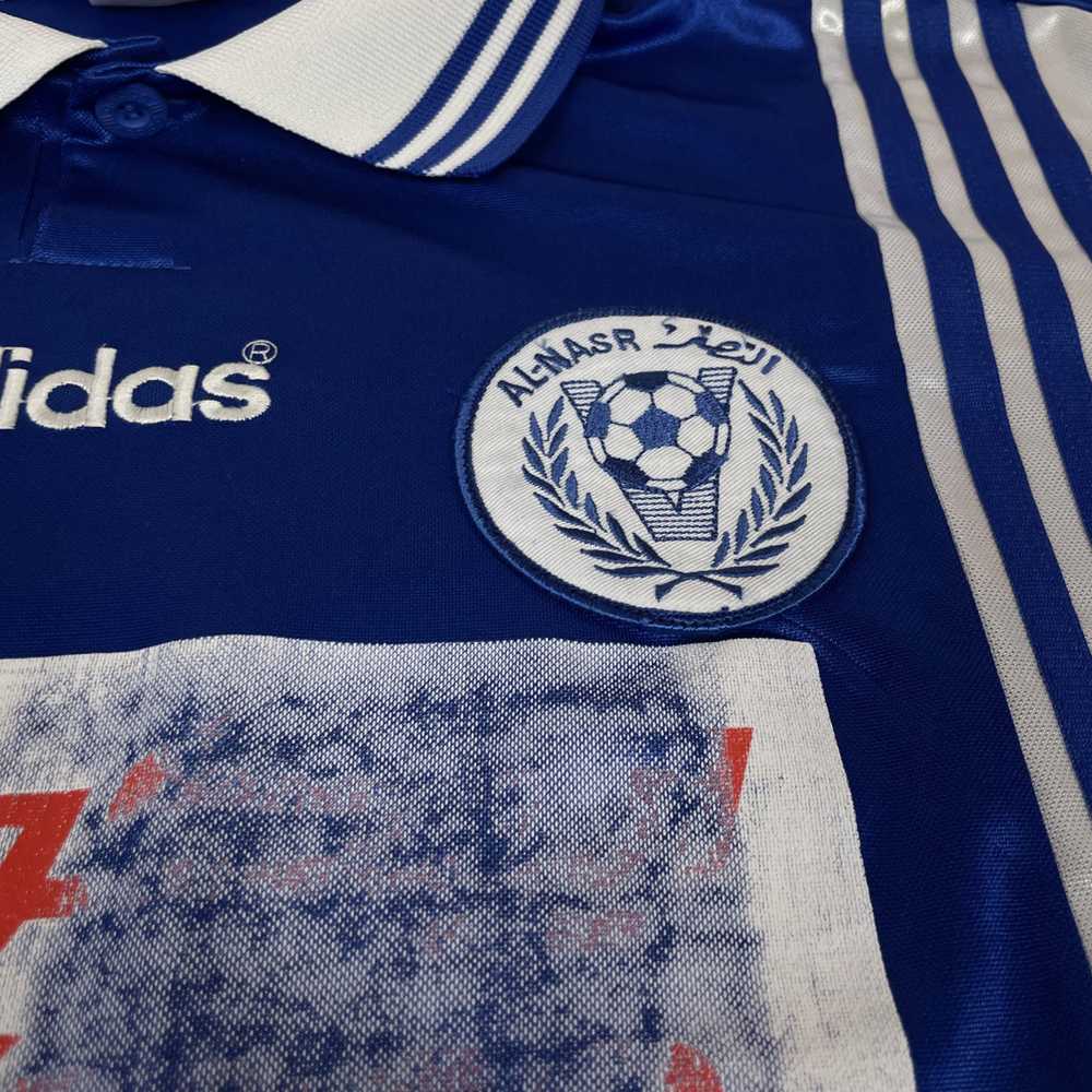 Adidas × Soccer Jersey × Vintage Adidas Men Blue … - image 2