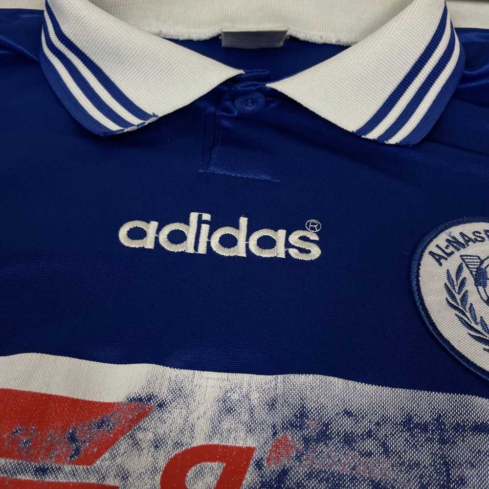 Adidas × Soccer Jersey × Vintage Adidas Men Blue … - image 3