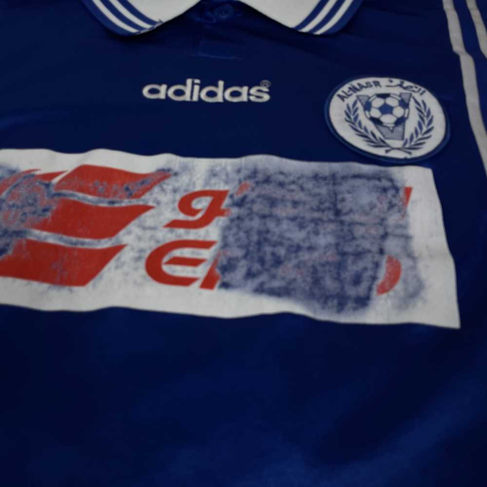 Adidas × Soccer Jersey × Vintage Adidas Men Blue … - image 4