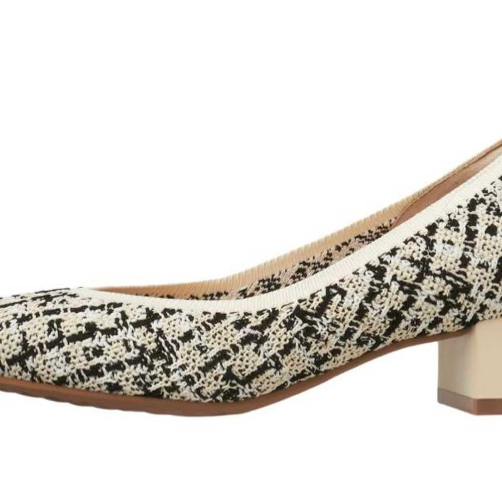 【DIANA】Ivory Mix Tweed/Knitted Pumps 24.0cm - image 4