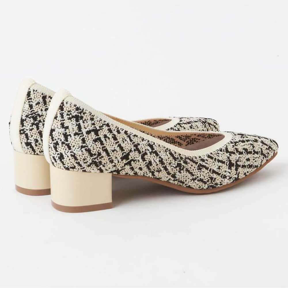 【DIANA】Ivory Mix Tweed/Knitted Pumps 24.0cm - image 7