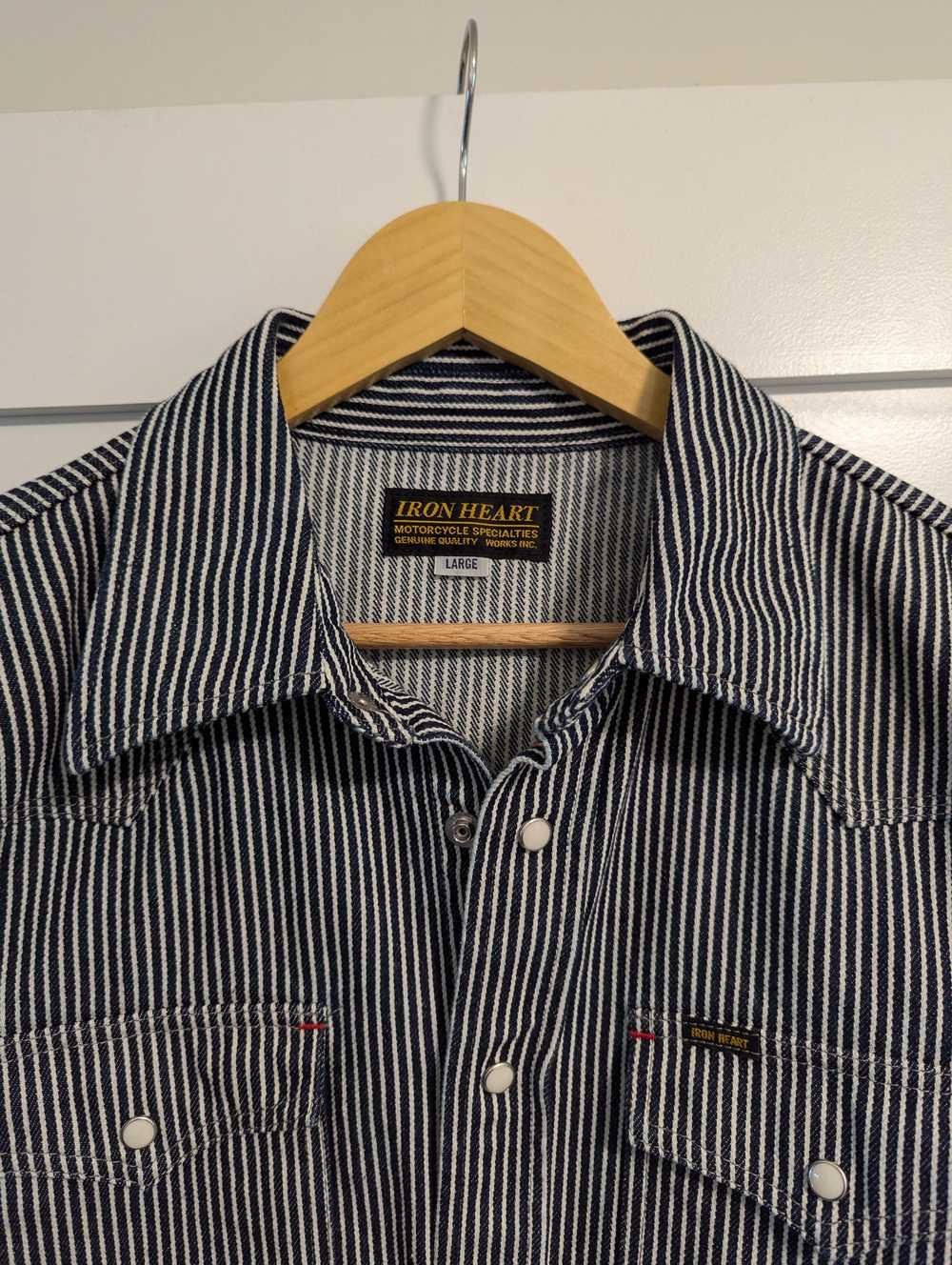 Iron Heart Iron Heart 12oz Hickory Stripe Shirt - image 2