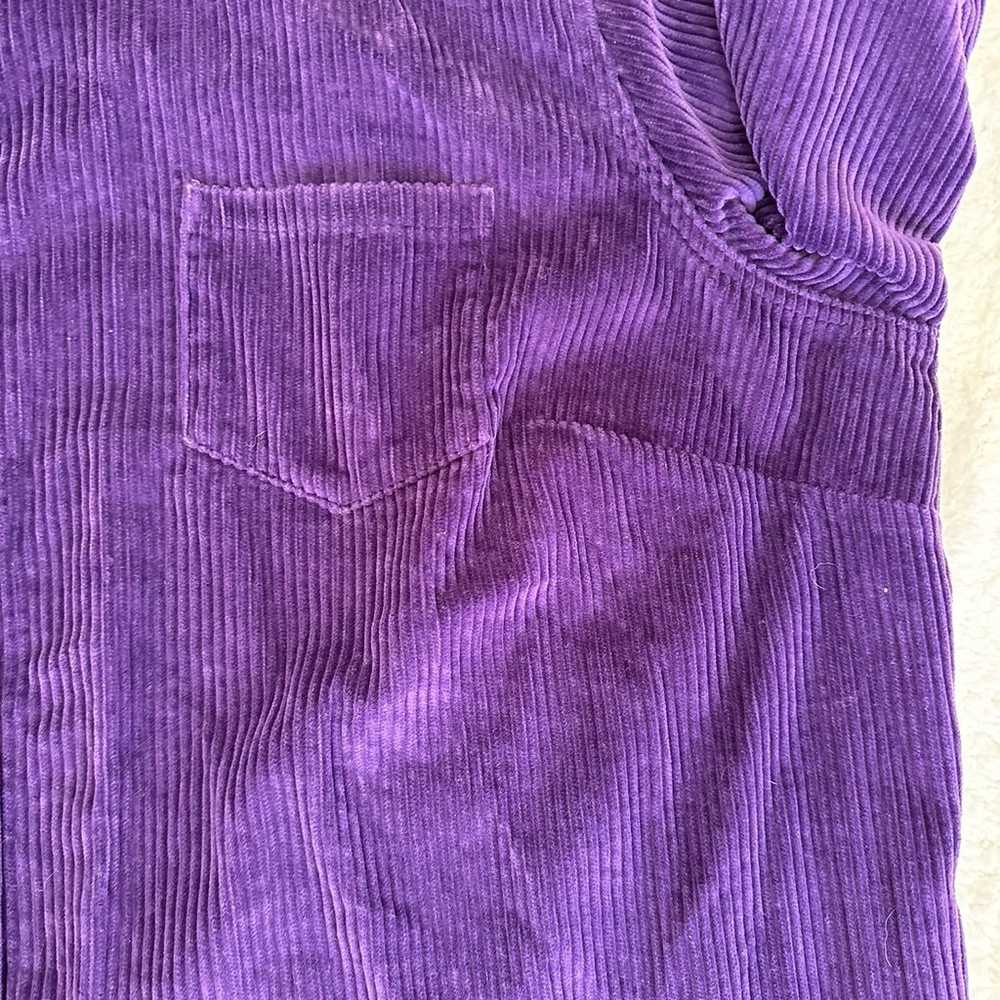 Women’s purple corduroy Shacket. Size 3X. - image 7