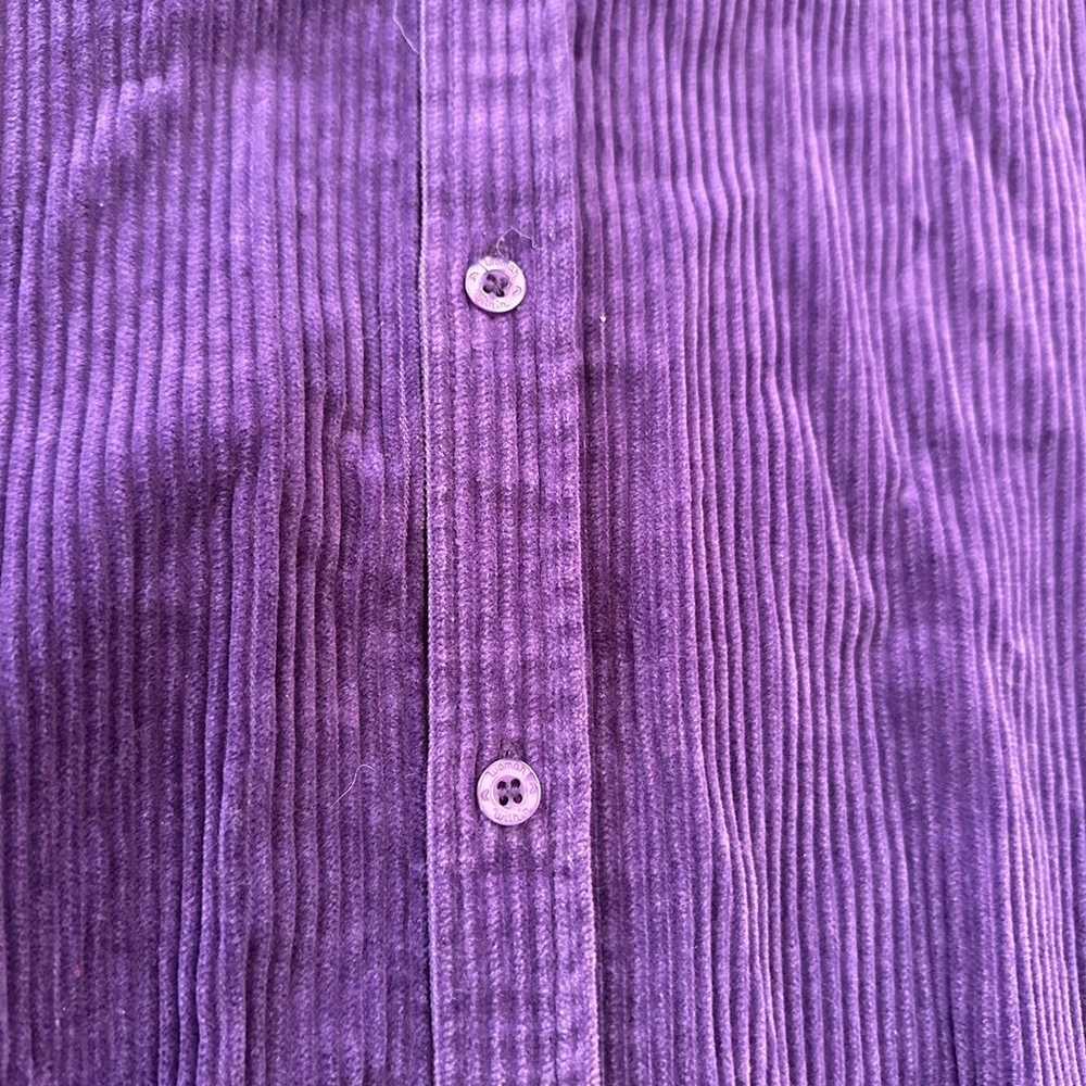 Women’s purple corduroy Shacket. Size 3X. - image 8