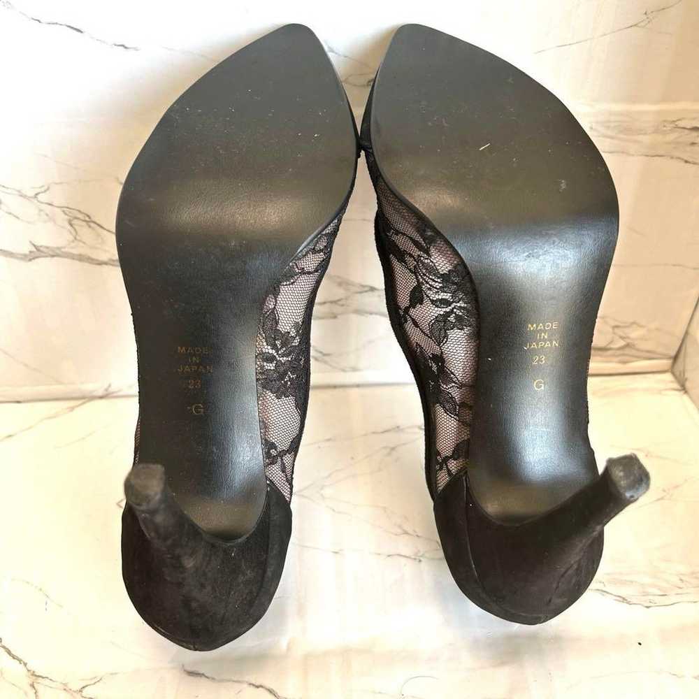 [Excellent Condition] DIANA Pumps 23 cm Black Lace - image 9