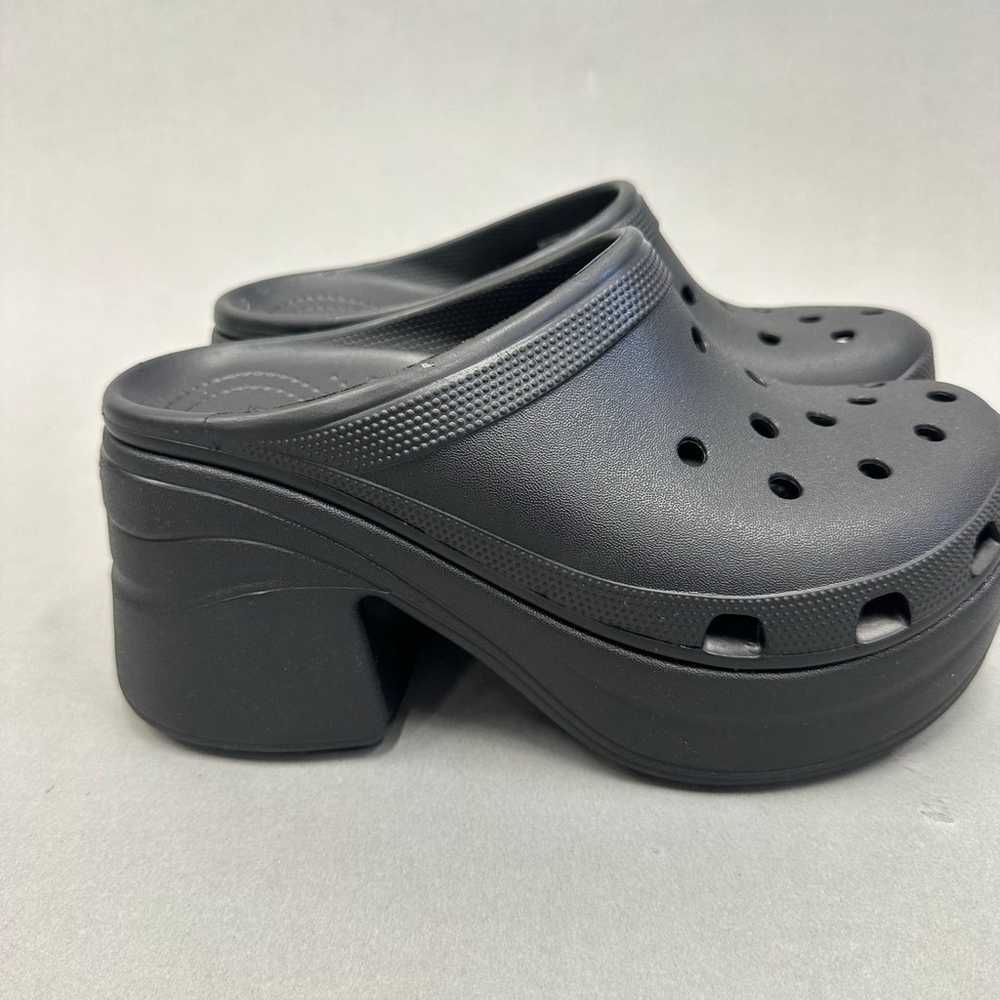 Crocs black Siren Platform Clog Slip On Heel wome… - image 7