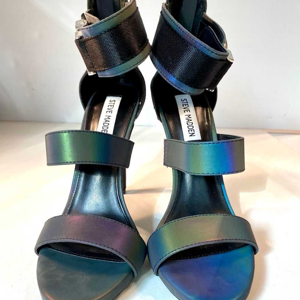 Steve Madden “Felice” Rainbow Reflective Stiletto… - image 5