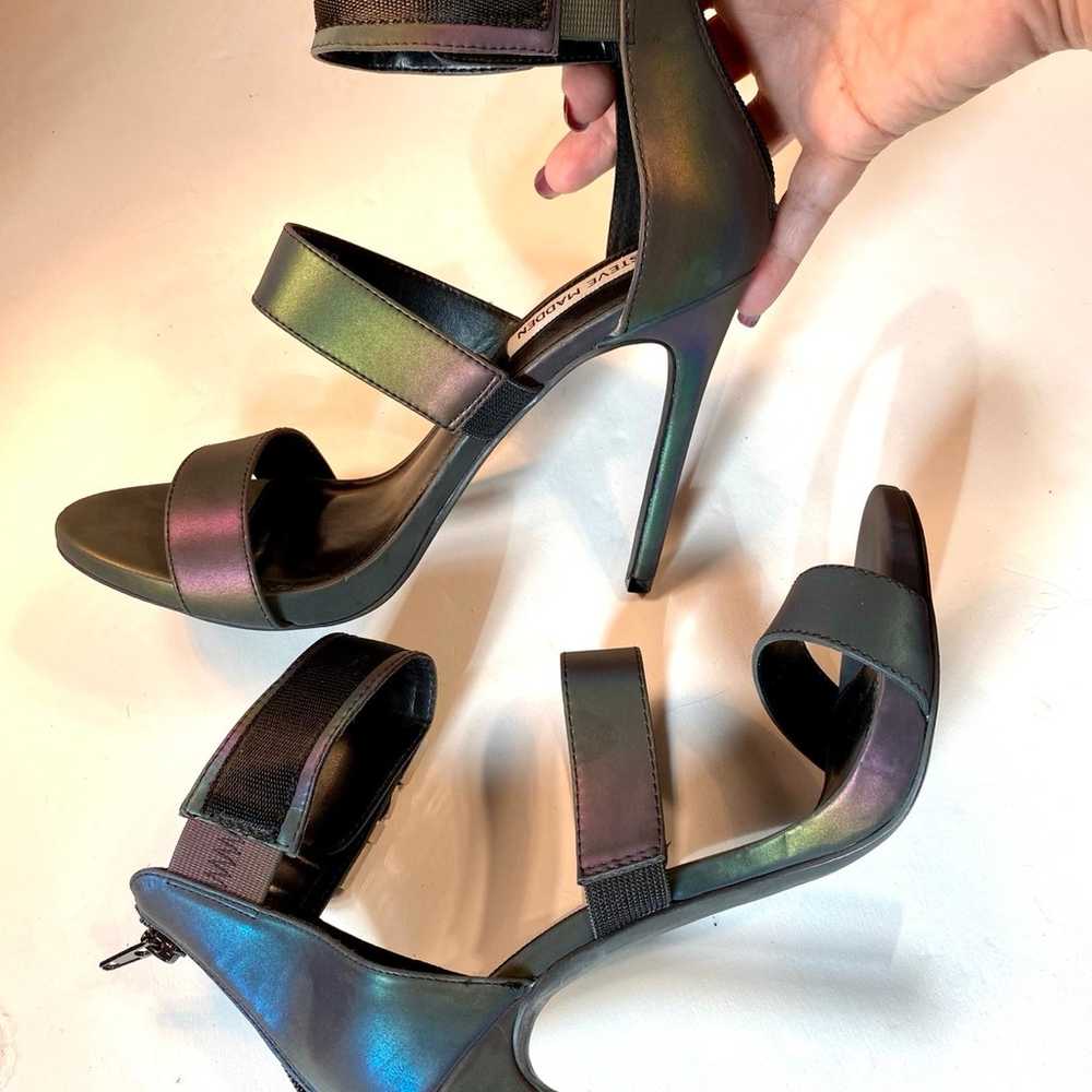 Steve Madden “Felice” Rainbow Reflective Stiletto… - image 8