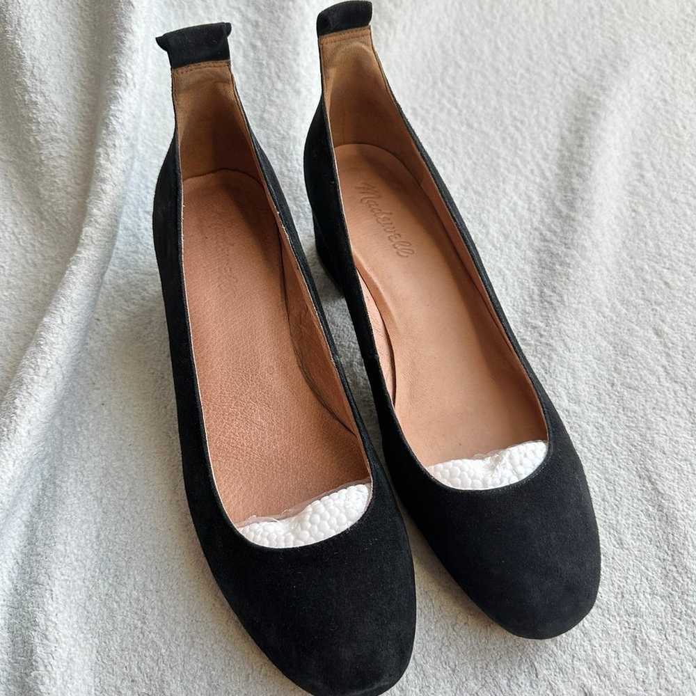 NWOT Madewell The Ella Pump black Suede Size 8.5 - image 1