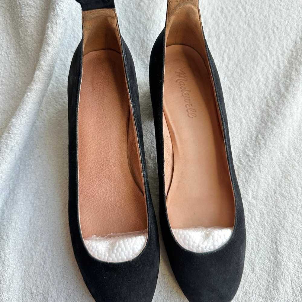 NWOT Madewell The Ella Pump black Suede Size 8.5 - image 3